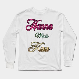 Hanna Meets Kaa title Long Sleeve T-Shirt